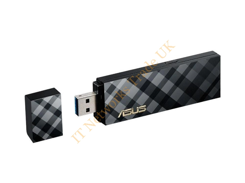 90IG01C1-BA0000 Asus USB-AC55 IEEE 802.11ac Wi-Fi Network Adapter for Desktop Computer/Notebook