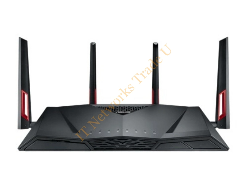 90IG01Z0-BU2000 - ASUS RT-AC88U Dual-band (2.4 GHz / 5 GHz) Gigabit Ethernet 3G 4G Black,Red network wireless router