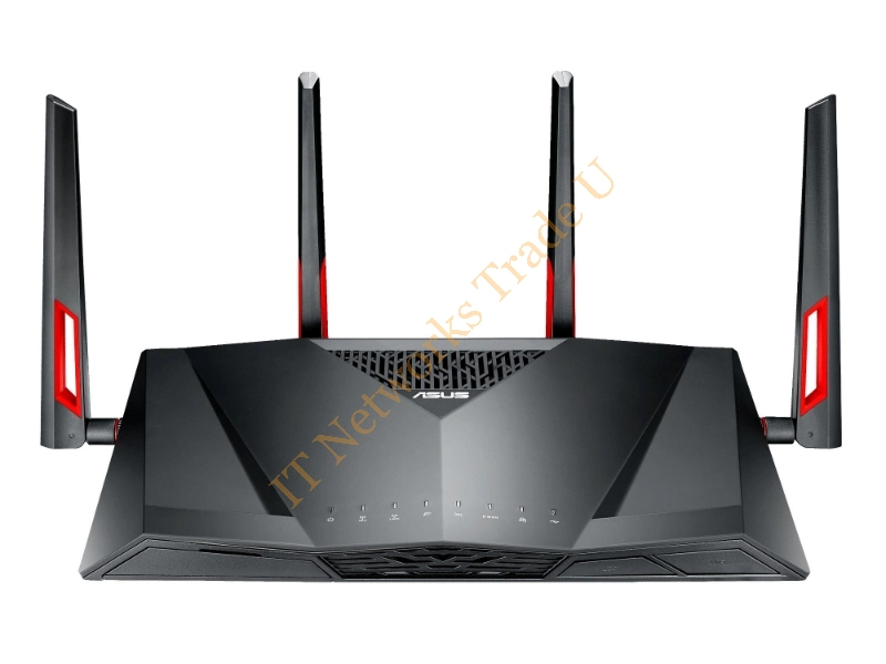 90IG02W1-BU9G10 - ASUS DSL-AC88U Dual-band (2.4 GHz / 5 GHz) Gigabit Ethernet Black network wireless router