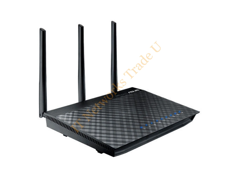90IG0300-BM3000 - ASUS RT-AC66U Dual-band (2.4 GHz / 5 GHz) Gigabit Ethernet Black network wireless router
