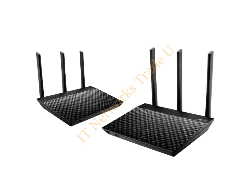 90IG04K0-BO3100 - ASUS AiMesh AC1900 Dual-band (2.4 GHz / 5 GHz) Gigabit Ethernet Black network wireless router