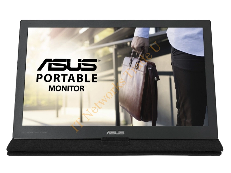 90LM0180-B01170 - ASUS MB169C+ 15.6" Full HD LED Flat Black, Silver computer monitor