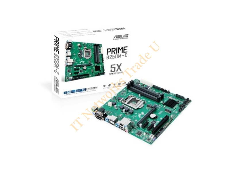 ASUS SND+GLN+U3+M2 SATA 6GB/S DDR4 IN IntelB250 LGA 1151 (Socket H4) Micro ATX