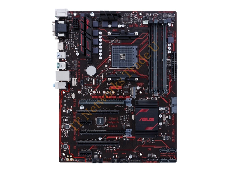 ASUS PRIME B350-PLUS AMD B350 Socket AM4 ATX