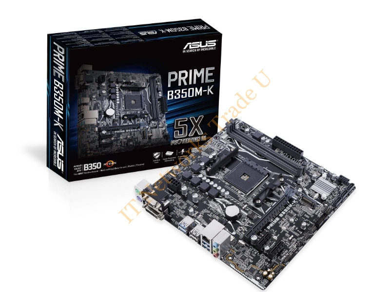 ASUS B350M-K AMD B350 Socket AM4 Micro ATX