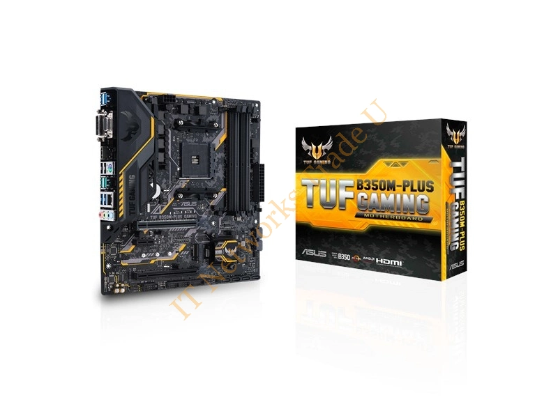 ASUS TUF B350M-PLUS GAMING AMD B350 Socket AM4 Micro ATX