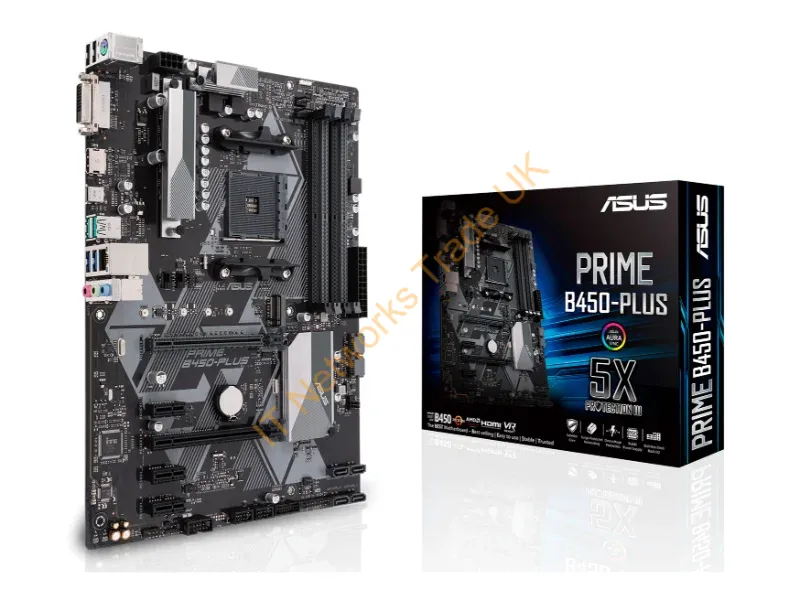 ASUS PRIME B450-PLUS AMD B450 Socket AM4 ATX