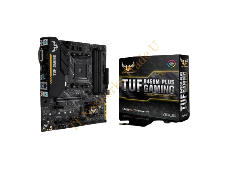 ASUS TUF B450M-PLUS GAMING AMD B450 Socket AM4 Micro ATX