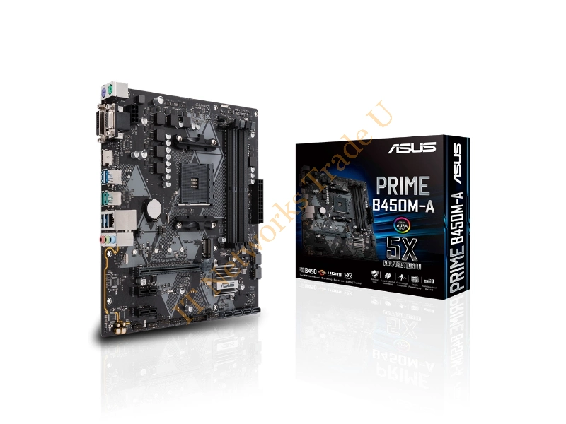 ASUS PRIME B450M-A AMD B450 Socket AM4 Micro ATX