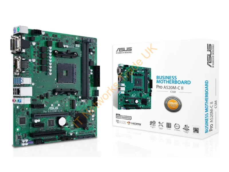 90MB18F0-M0EAYC - ASUS PRO A520M-C II/CSM (AM4) (D)