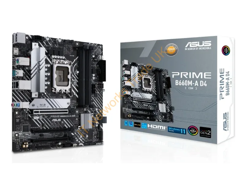 90MB19K0-M1EAYC - ASUS PRIME B660M-A D4 CSM (1700) (D)