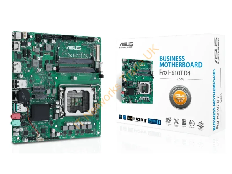 90MB1AM0-M0EAYC - ASUS 1700 PRO H610T D4-CSM THIN M-ITX
