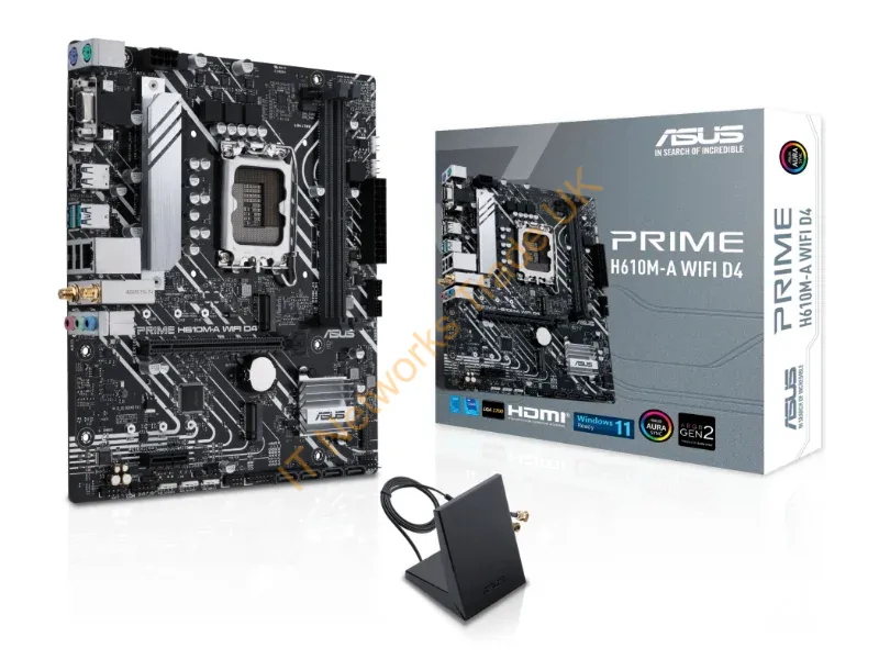 90MB1C80-M0EAY0 - ASUS 1700 PRIME H610M-A WIFI D4 M-ATX