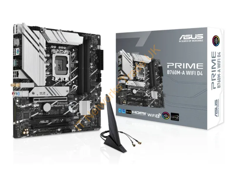 90MB1CX0-M1EAY0 - ASUS Prime B760M-A D4 (WIFI) (1700) (D)