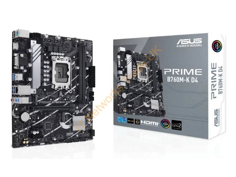 90MB1DS0-M1EAY0 - ASUS 1700 PRIME B760M-K D4 M-ATX