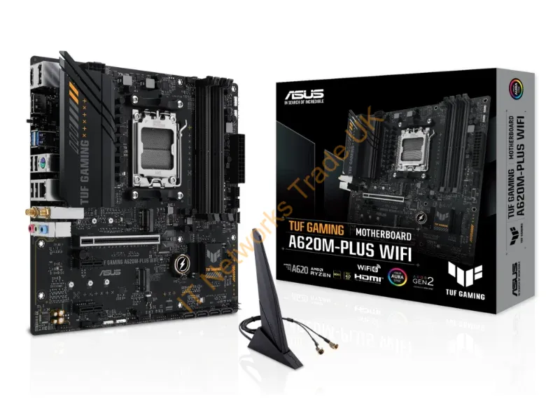 90MB1F00-M0EAY0 - ASUS Mainboard TUF Gaming A620M-Plus WiFi - Socket AM5 - AMD