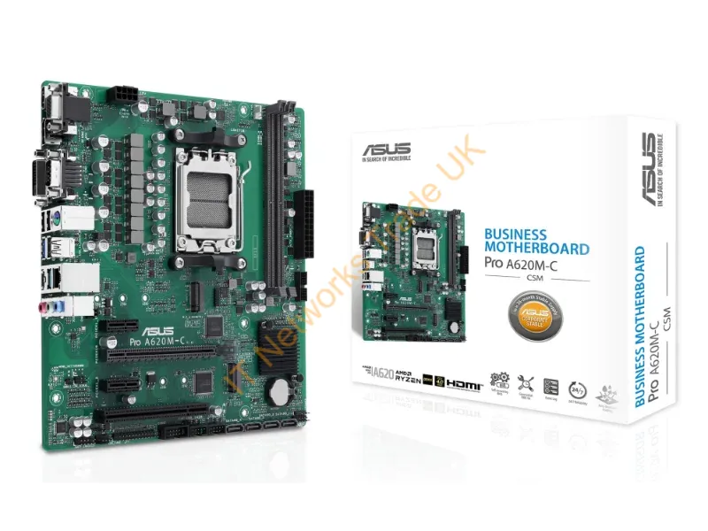 90MB1F80-M0EAYC - ASUS PRO A620M-C-CSM AM5 A620/HDMI-DP-DVI-VGA/2xM.2/�ATX Bus