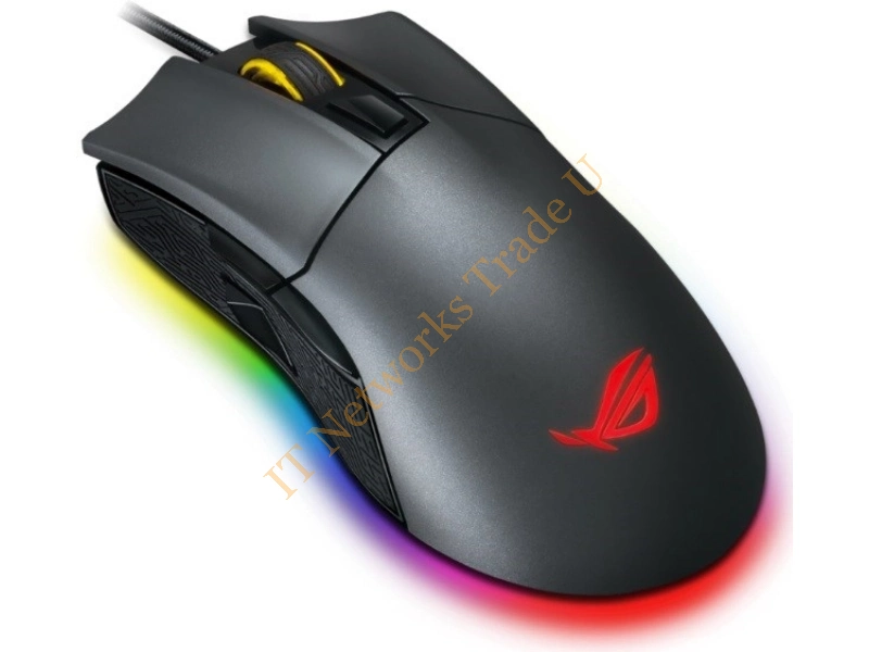 90MP00R0-B0UA00 - ASUS Rog Gladius II USB Optical 12000DPI Ambidextrous Black mice