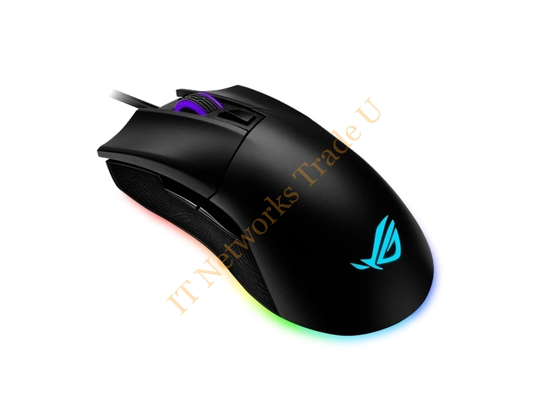 90MP00U1-B0UA00 - ASUS ROG Gladius II Origin USB Optical 12000DPI Right-hand Black mice