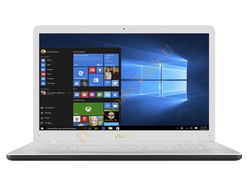 ASUS VivoBook X705NA-BX106T 1.10GHz N4200 IntelPentium17.3" 1600 x 900pixels White Notebook Laptop System