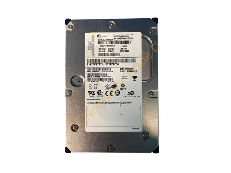 90P1322 - IBM 73.4GB SCSI Ultra320 3.5" 73.4GB SCSI internal hard drive