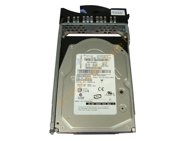 90P1380 - IBM 36.4GB SCSI Ultra320 3.5" HDD 36.4GB SCSI internal hard drive