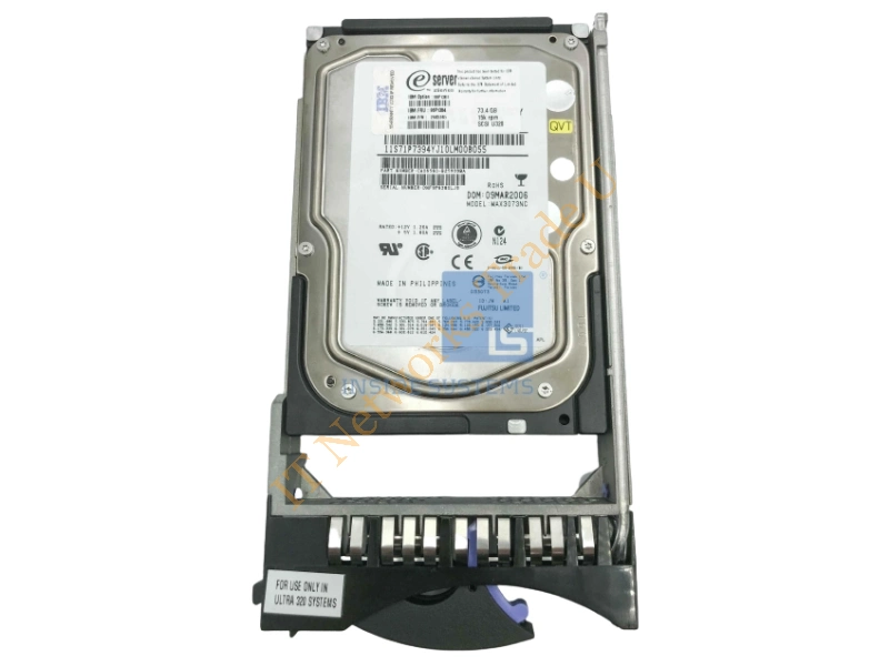 90P1384 - IBM 73.4GB SCSI Ultra320 3.5" 73.4GB SCSI internal hard drive
