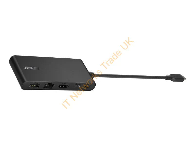 90XB094N-BDS000 - Asus Dual 4K Usb-C Dock Dc201 Wired Usb 3.2 Gen 2 (3.1 Gen 2) Type-C Black