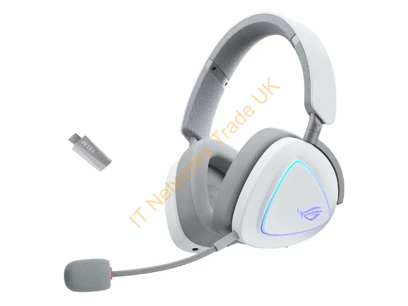 90YH03W0-BHUA10 - ASUS ROG Delta II Headset Wired & Wireless Head-band Gaming USB Type-C Bluetooth White