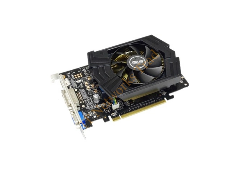 90YV05L1-M0NA00 ASUS nVidia GeForce GTX 750 1GB GDDR5 128-Bit PCI Express 3.0 DVI/ D-Sub/ HDMI/ HDCP Support Video Graphics Card