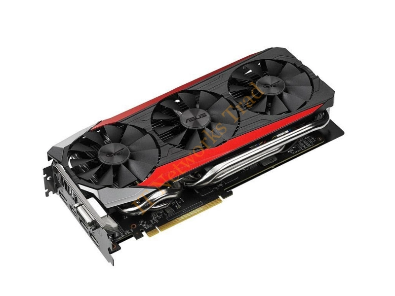 90YV08G0-M0NA00 Strix STRIX-R9390X-DC3OC-8GD5-GAMING Radeon R9 390X 1.07GHz 8GB GDDR5 PCI Express 3.0 Video Graphics Card