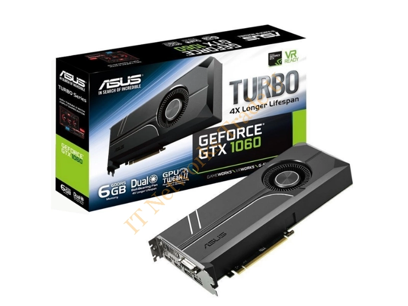 ASUS TURBO-GTX1060-6G GeForce GTX 1060 6GB GDDR5 Graphic card