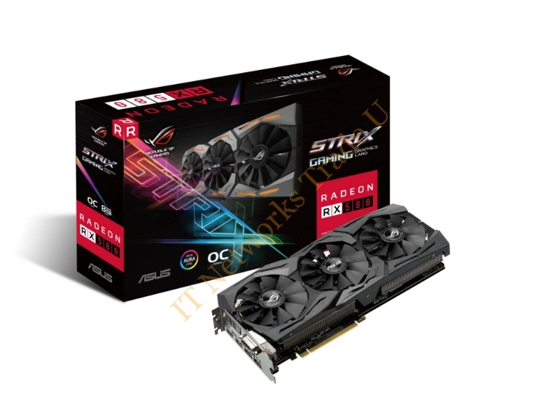 ASUS ROG-STRIX-RX580-O8G-GAMING Radeon RX 580 8GB GDDR5 Graphic card