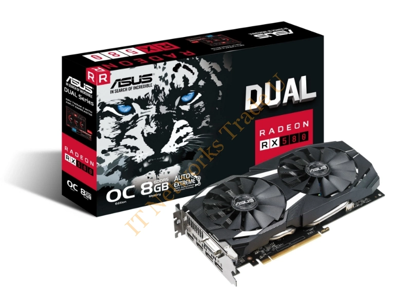 ASUS DUAL-RX580-O8G Radeon RX 580 8GB GDDR5 Graphic card