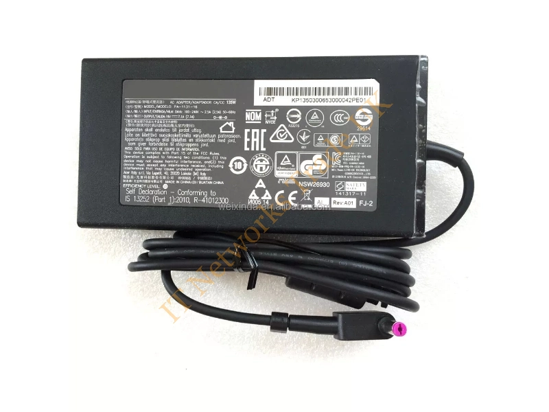 91-53208 HP 65-Watts Input 100-240V Output 10.6V 1.32A Power Adapter for DeskJet / DeskJet 350C