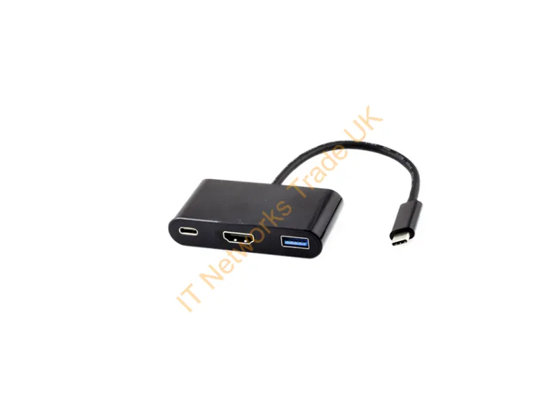 91-735 - Weltron 91-735 Laptop Dock/Port Replicator Usb 3.2 Gen 1 (3.1 Gen 1) Type-C Black
