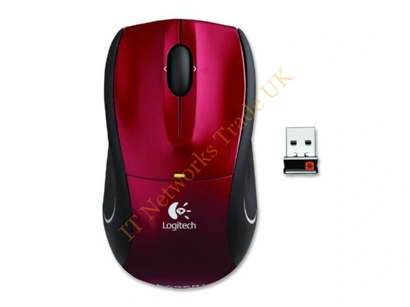 910-001326 Logitec -h M505 Wireless Mouse (Red)