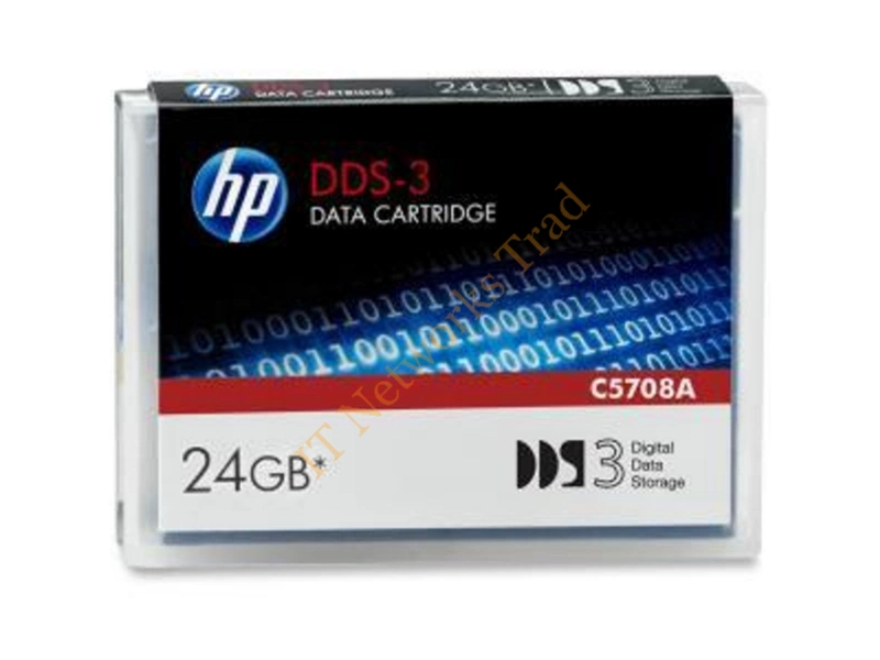 9164-0420 HP DAT DDS-3 Data Cartridge DDS-3 12 GB Native / 24 GB Compressed 410.10 ft Tape Length Tape Media Storage