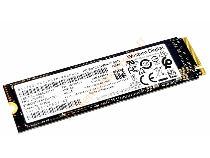 916867-001 HP 512GB TLC NVMe PCI Express M.2 2280 Solid State Drive SSD Storage