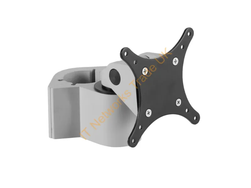 9170-HD-124 - Hat Design Works 9170-Hd-124 Monitor Mount / Stand Silver Pole