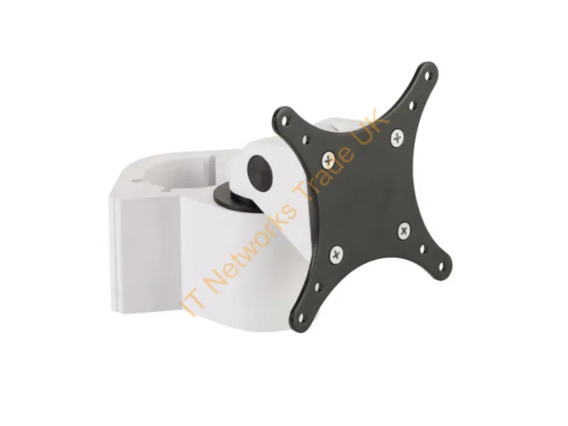 9170-HD-248 - Hat Design Works 9170-Hd-248 Monitor Mount / Stand White Pole