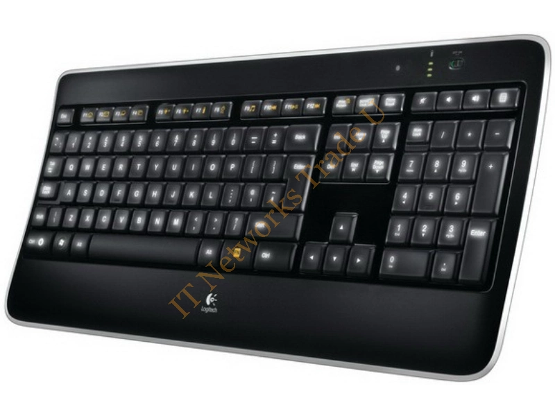 920-002373 - Logitech K800 RF Wireless QWERTZ Swiss Black Keyboards
