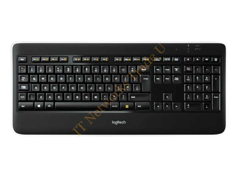 920-002380 - Logitech K800 RF Wireless QWERTY US International Black Keyboards