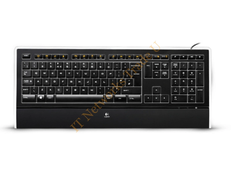 920-005687 - Logitech K740 USB QWERTZ German Black Keyboards