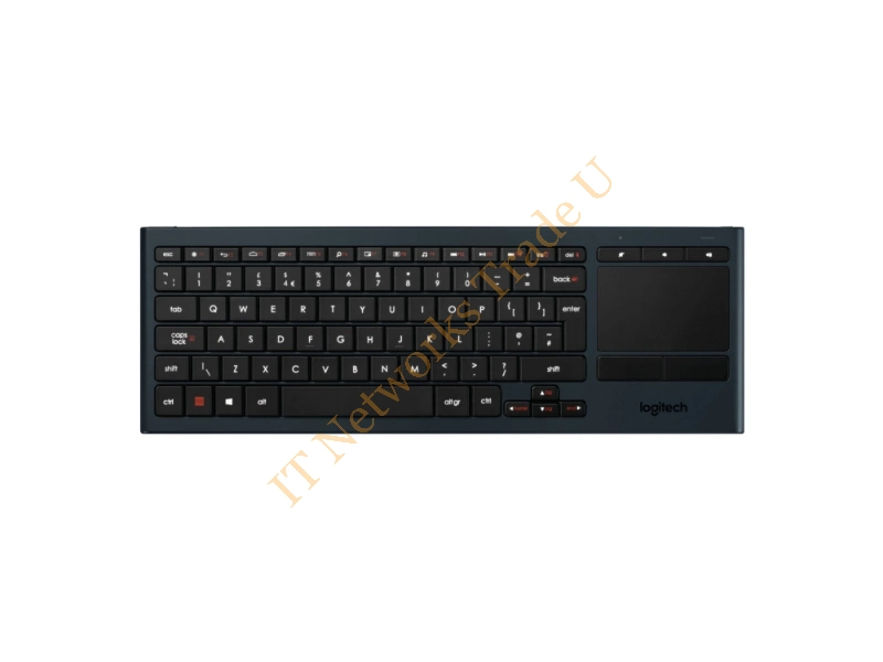 920-006090 - Logitech K830 RF Wireless QWERTY Pan Nordic Black Keyboards