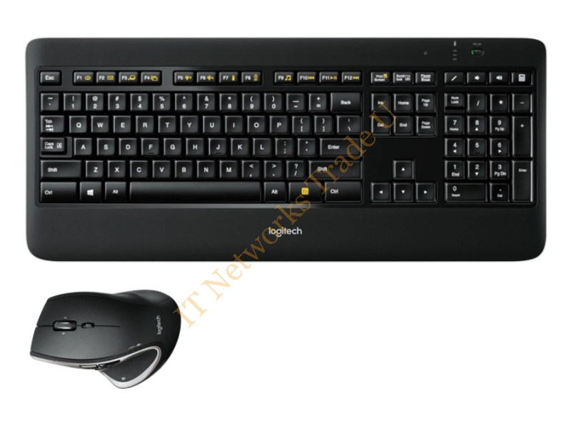 920-006239 - Logitech MX800 RF Wireless QWERTZ German Black Keyboards