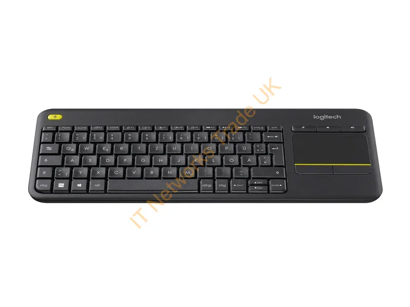 920-007127 - Keyboard Logitech K400 Plus Wireless Touch black (DE) (920-007127)