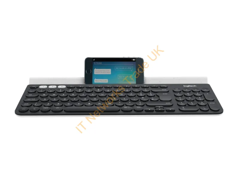 920-008041 - Logitech K780 RF Wireless + Bluetooth QWERTY UK English Grey, White Keyboards
