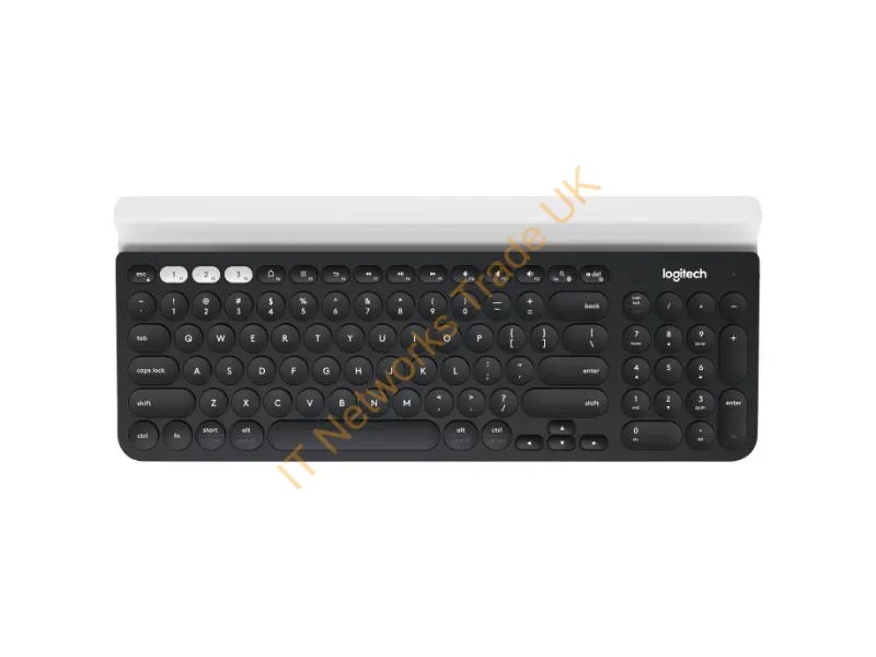 920-008149 - Logitech 920-008149 Keyboard Universal Rf Wireless + Bluetooth Qwerty English Gray, White, Dark Gray