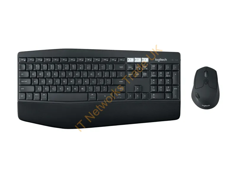 920-008219 - Logitech 920-008219 Keyboard Mouse Included Home Rf Wireless + Bluetooth Qwerty International Black